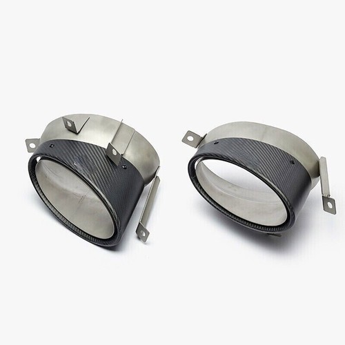 Carbon Fiber Exhaust Tailpipe Exhaust Suitable for Audi R8 V10 2007-2012 Tips - Picture 4 of 6