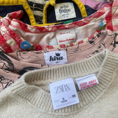 Girls Kids 5P Clothing Lot Bundle Kira Mini Boden Zara Hanna Andersson 3/4 Years - Picture 9 of 9