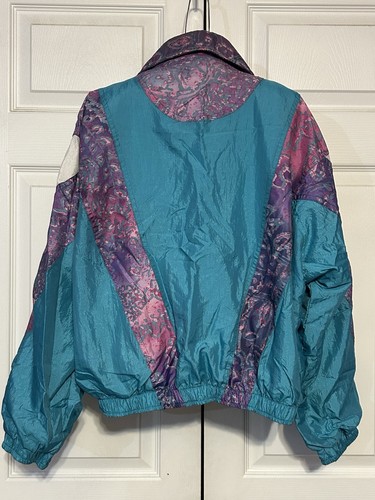 Vintage 90’s Hanasport Windbreaker Golf Tennis Zip Up Jacket Small Streetwear - Bild 5 von 10
