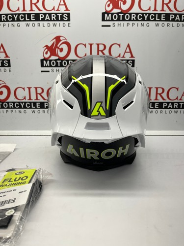 Airoh GP550 S Rush Gloss White/Yellow Helmet MEDIUM only HAGPF554 - Picture 4 of 4