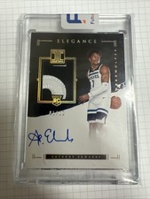 Anthony Edwards Impeccable Elegance On Card Auto RPA /10 - JERSEY NUMBERED 1/10