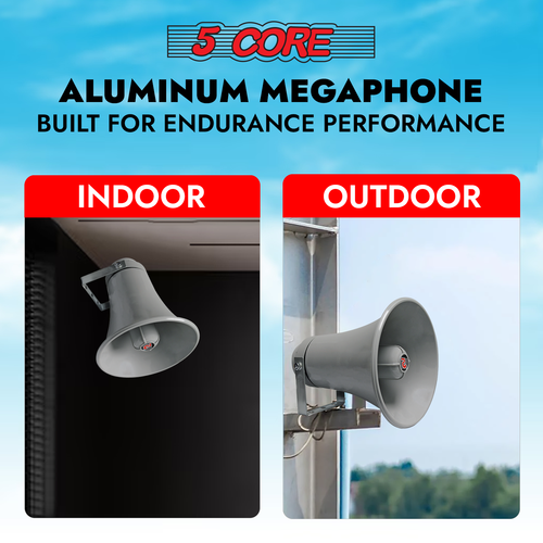 Altavoz bocina PA 5 núcleos 40W interior exterior impermeable estéreo amplificador de audio sirena - Imagen 67 de 70