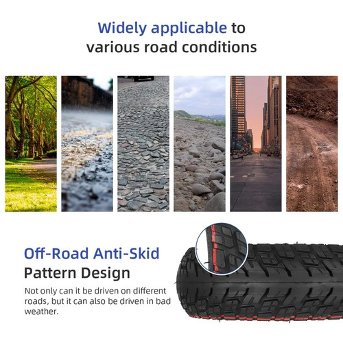 2 Self-repairing tubeless off-road tyres for Niu KQI3, 9.5 x 2.50 tubeless tyres - Picture 2 of 5