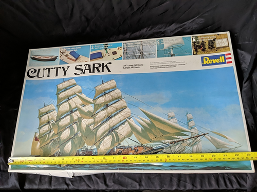 Revell Curry Sark 1:140 Model Sailing Ship Kit No:5601 Complete - 第 4/7 張圖片