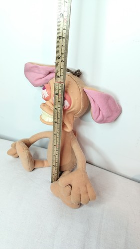 Ren The Chihuahua Plush Toy Doll 1992 Nickelodeon Vintage No Sound - Picture 10 of 11