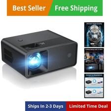 Mini Projector, 2025 Upgraded Full HD 1080P Support Video Projector, Portable...