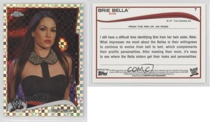 2014 Topps Chrome WWE X-Fractor Brie Bella #7