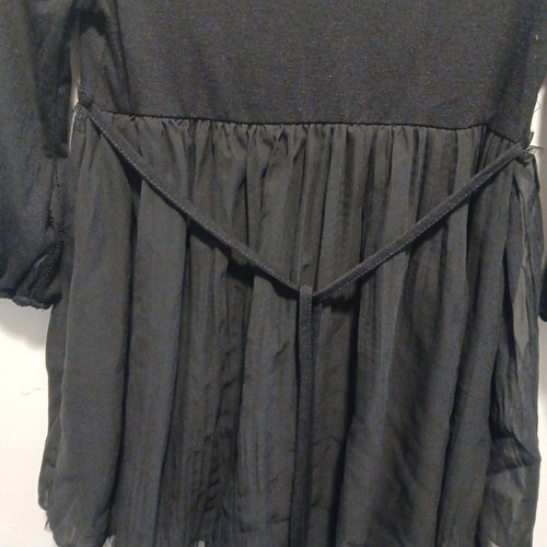 Disney D-signed Girls Size Medium Black Long Sleeve Top Blouse Sparkly Cute - Picture 4 of 9