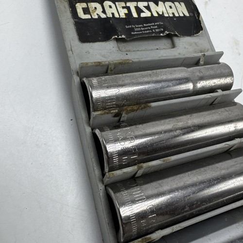 Craftsman 9 Pc. 6 Point 3/8" Drive Metric Deep Well Socket Set 10-19mm #34443 US - Bild 10 von 13
