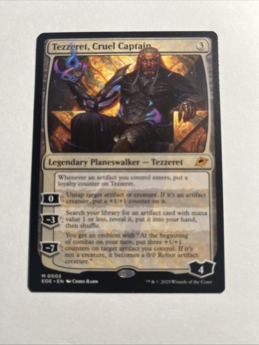 Tezzeret, Cruel Captain - Edge of Eternities MTG Plus Bonus Rare!!!