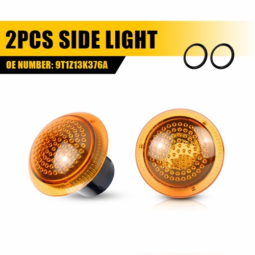 2PCS Amber Side Fender Marker Repeater Lights Housing For Ford Transit Connect - Picture 13 of 13