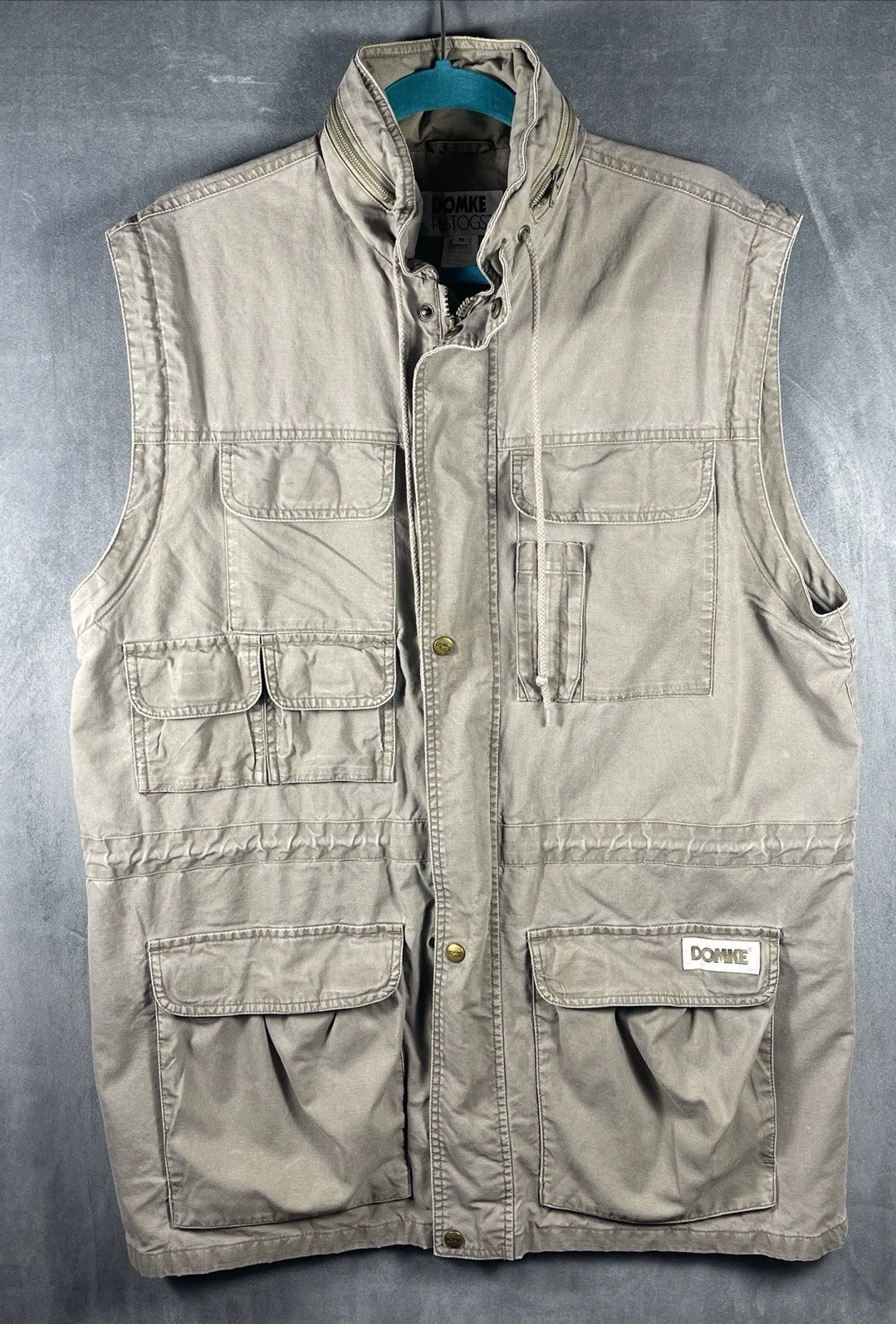Domke PhoTOGS Men's M Khaki Tan Multi Pocket Vest Photographer Sportsman READ