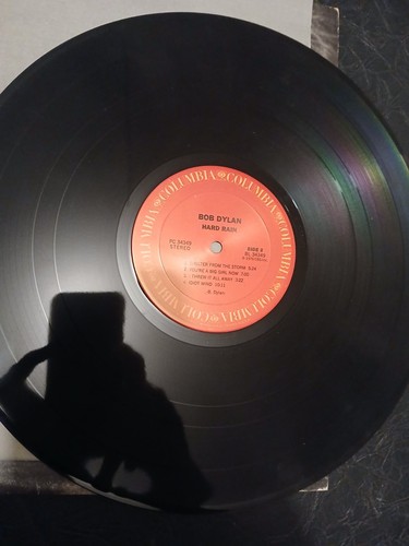 BOB DYLAN HARD RAIN LP VINYL ALBUM 1976 PC-34349 VG - Picture 3 of 4