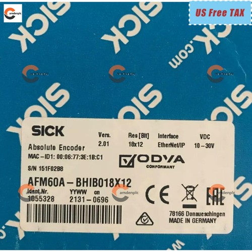 US FREE TAX  SICK AFM60A-BHIB018X12 Encoder Brand - Picture 1 of 10