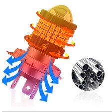 Ampoule H4 BA20D Spot Compatibilit�� pour V��hicules Installation Directe Phare