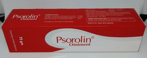 JRK Siddha Psorolin Ointment 75g Wrightia tinctoria Cynodon dactylon Exp 2027 - Picture 2 of 5