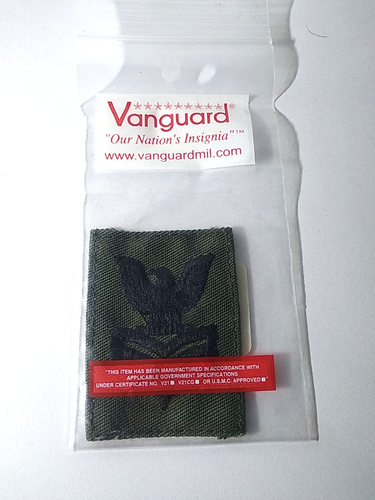US Navy BDG Sumiso Suboficial 1ª Clase Dispositivo Tapa E-6 Parche Vanguard NUEVO - Imagen 3 de 5