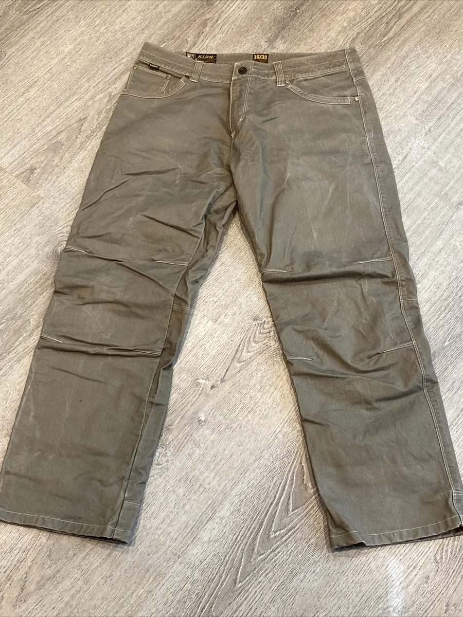 Kuhl Rydr Pants Jeans Size 36x30 Vintage Patina Dye Hiking Outdoors Crag  Series