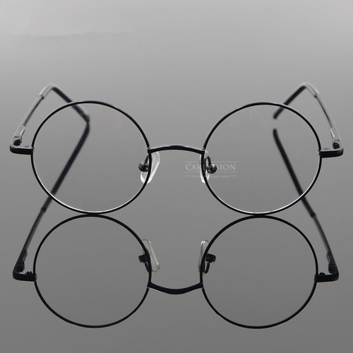 Montature Occhiali Uomo Donna Vintage Metallo Rotondi Occhiali Ottici Rx-able - Foto 5 di 18