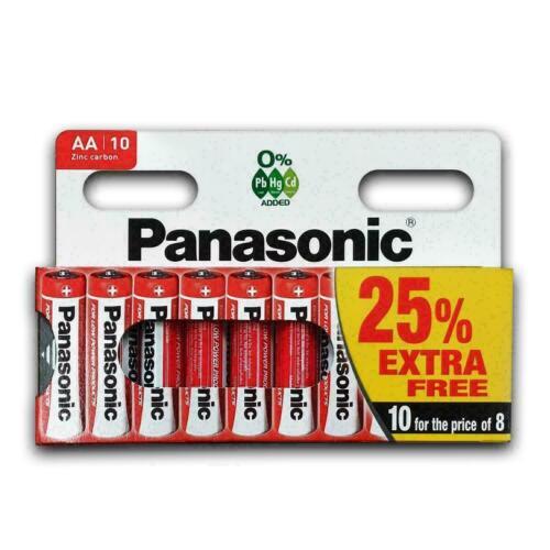 Panasonic AAA AA Batteries Zinc Carbon 1.5v LONG Expiry 2025 Free Pp Remote Toys - Picture 2 of 3