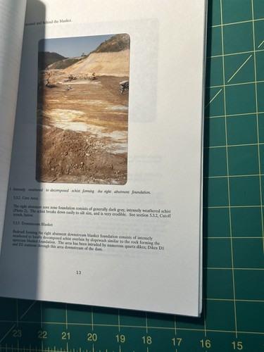 Construction Geology Report for Batu Dam by Mark McKeown - Picture 4 of 5