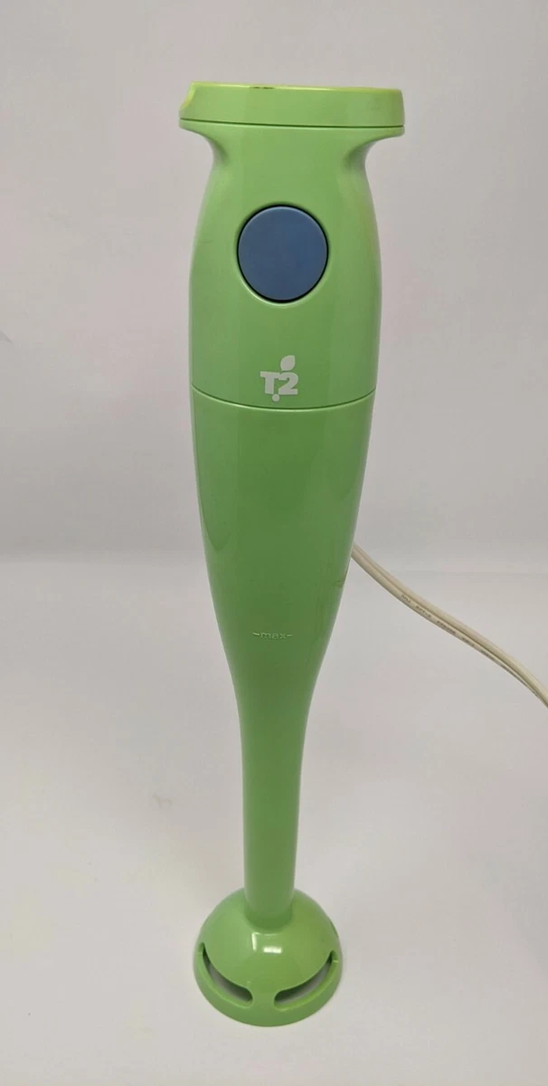 Tupperware Green Immersion Retro Hand Blender Mixer T2 Electric