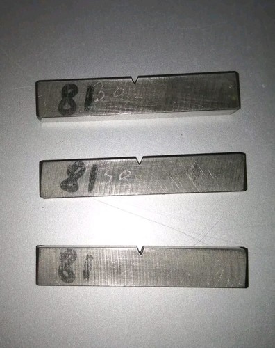 3 x Charpy Stahl Proben. - Bild 4 von 6