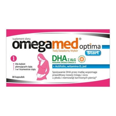 OMEGAMED OPTIMA START 30 Kaps. Schwangerschaft/Schwangerschaftsplanung,DHA,Vit.D