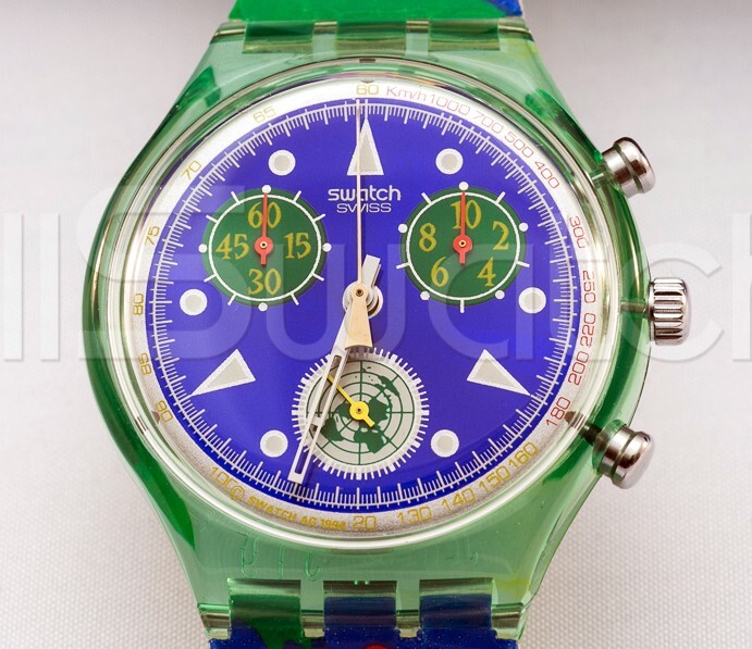 1994 Swiss Swatch Watch Chronograph Ioc 100 SCZ101 New | eBay