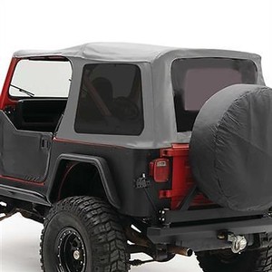 Gray Soft Top For Jeep Wrangler Yj 88 95 Replacement Tinted