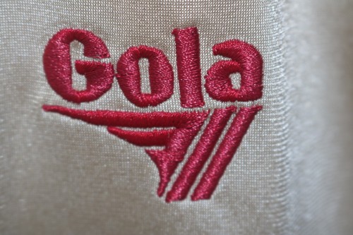 Gola Tracksuit Top RRP £70 Now £55 NEW Vintage 00s Cream Red Medium - Picture 8 of 15