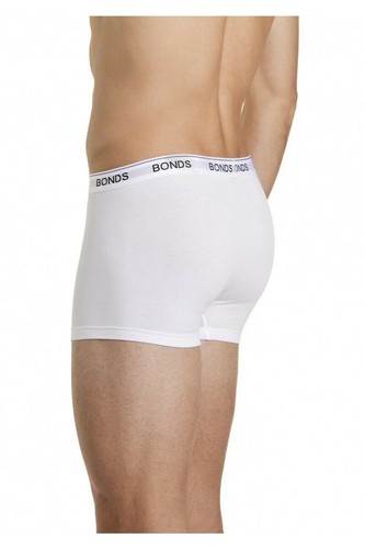6 x Bonds Mens Guyfront Trunks Underwear Navy Red White Grey - Picture 7 of 12