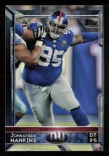 2015 Topps #117 Johnathan Hankins 60th Anniversary New York Giants Football Card