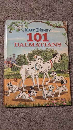  Vintage Walt Disney A Big Golden Book 101 Dalmatians - Bild 1 von 2