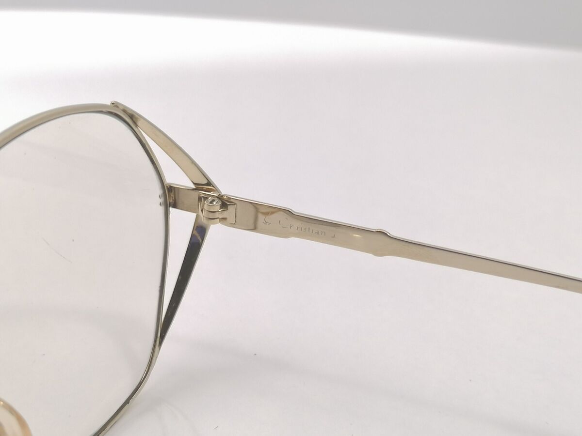 DIOR 2302 125 56 17 Vintage Sunglasses Woman's Frame Round DIOR 2302 125 56 17 Vintage Sunglasses Woman's Frame Round