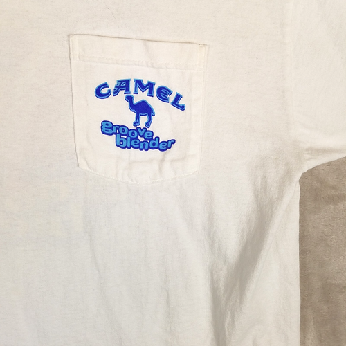 Vintage 1996 90s Camel Cigarettes Big Vegas Groove Blender T Shirt Mens size XL - Picture 5 of 8