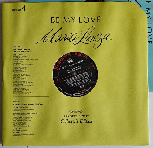 Vintage 6 LP Box Set: Be My Love The Golden Voice Of Mario Lanza Near Mint Vinyl - Picture 15 of 21