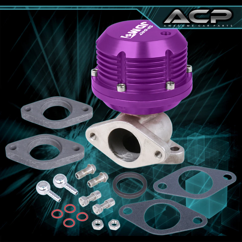 Muelle de derivación de turbina turbo de compuerta de descarga externa de 35 mm/38 mm púrpura ajustable Foto 4 de 4