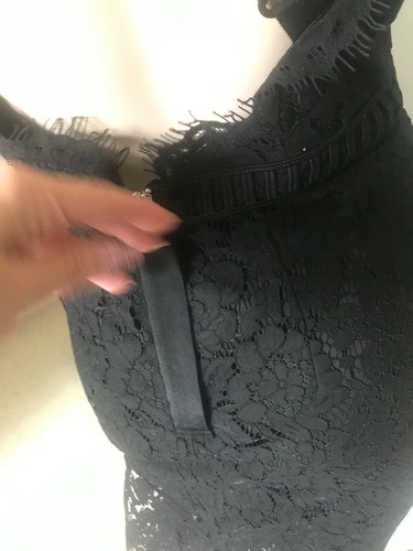 ALANNAH HILL 'One Little Victory' Black Lace Maxi Dress (S/10) Special Occasion - Picture 7 of 12