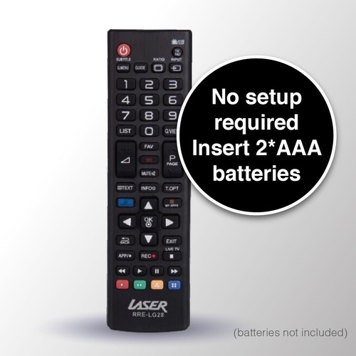 Laser Universal LG TV Remote Control - No Setup, Universal - Picture 2 of 5