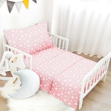 Toddler Sheet Sets 3-Piece Toddler Bed Set for Boys Girls Breathable Silky Soft