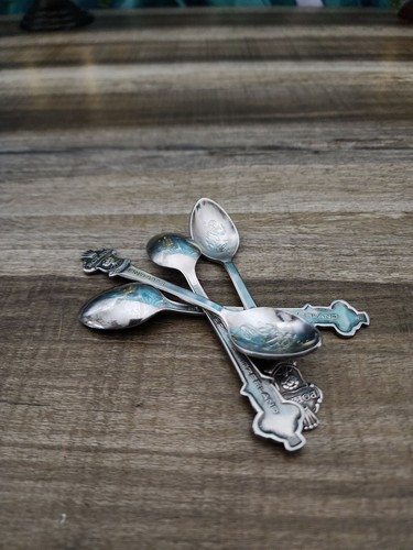 Rolex Bucherer Of Switzerland Spoons, Vintage 4 Marked CB Design w/Crown Tree - Picture 10 of 10