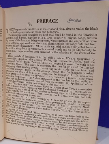 VINTAGE Music Book-Book Three- The Progessive Music Series - 1920- Hardcover - Picture 16 of 24