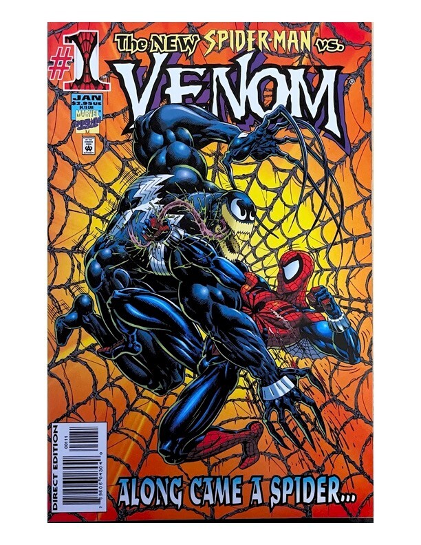 【激安通販 オンラインショップ】 VENOM.ALONG SPIDER NEW THE MARVEL) (1996 NM #1 SPIDER CAME 青年漫画