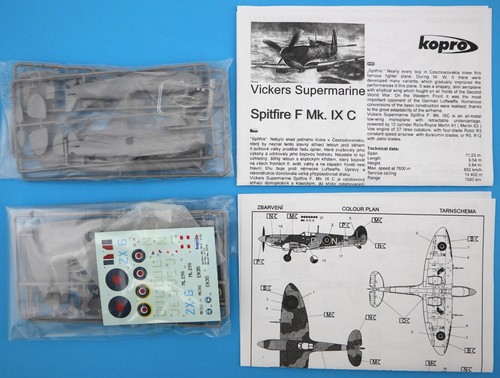 Kopro 3115 Spitfire Mk.IXC 'Skalski Circus' 1:72 OVP - Picture 2 of 2