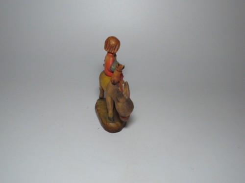 Anri Flight Into Egypt Ferrandiz 3.25" Wood Sculpture - Picture 5 of 7