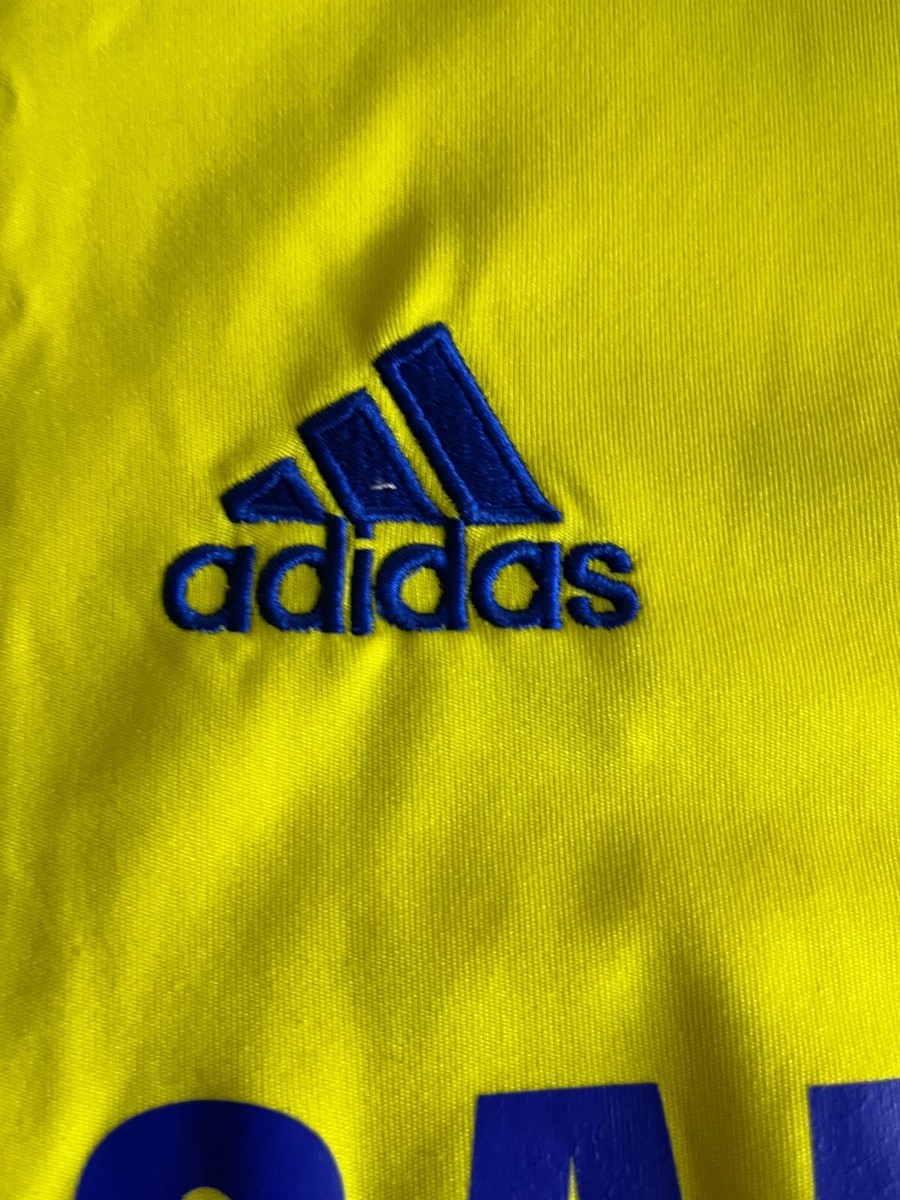 14-15 CHELSEA FCアウェイユニ　adidas Oサイズ　黄色 14-15 CHELSEA FCアウェイユニ adidas Oサイズ 黄色 - メルカリ