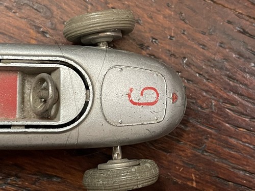 Vintage Schuco 1037 Porsche #6 micro racer Silver Race Racing Car - Picture 3 of 19