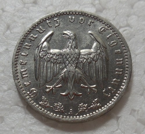 1935 A GERMANY 1 REICHSMARK COIN UNCIRCULATED