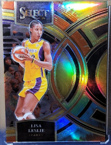 2024 Select WNBA Lisa Leslie #141 Premier Tie-Dye Prizm /25 Los Angeles Sparks 